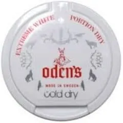 Снюс ODEN’S Cold Extreme White Dry 10г (шведский) снюс оденс