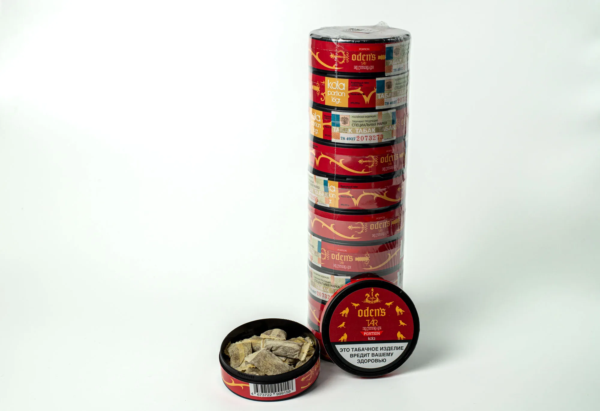 Акцизный жевательный табак ODEN’S TAR COLA (16 г.) снюс оденс