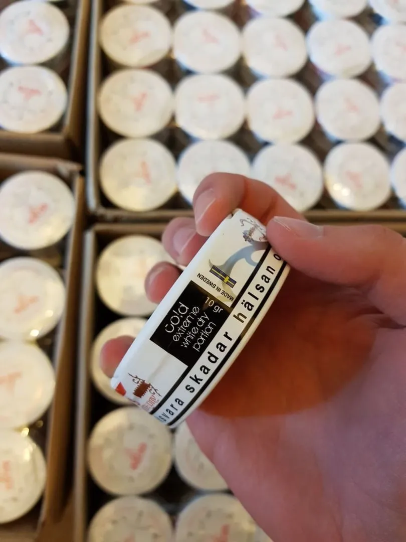 Снюс ODEN’S Cold Extreme White Dry 10г (шведский) снюс оденс