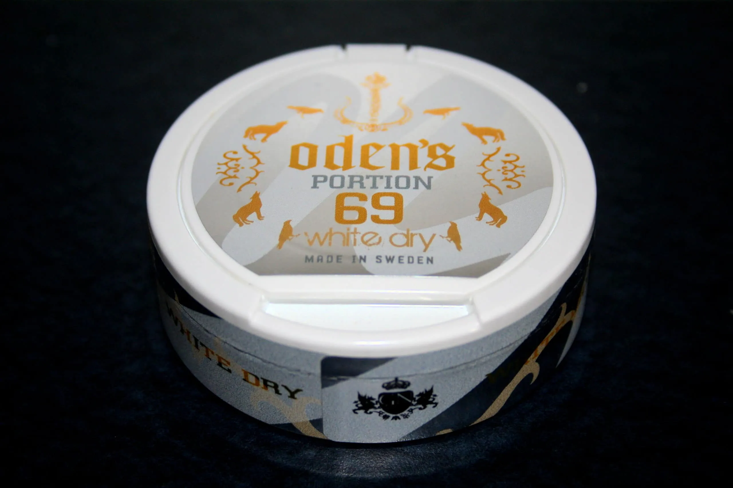 Снюс ODEN’S 69 White Dry Portion (шведский) снюс оденс