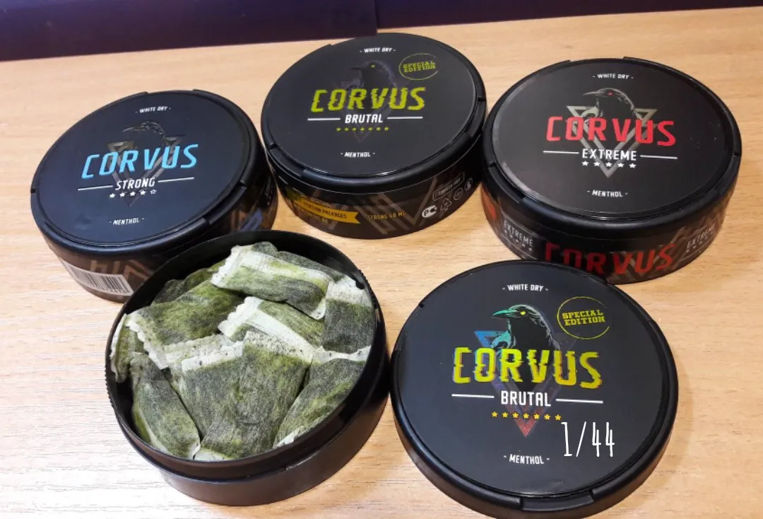 Жевательная смесь (снюс) Corvus Strong Blue снюс Корвус