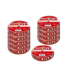 Снюс SIBERIA White Dry Slim (немецкий) снюс сибирь